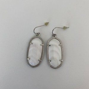 Kendra Scott Silver Drop Earrings